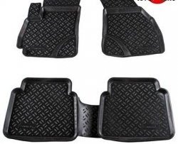 Комплект ковриков в салон Aileron 4 шт. (полиуретан) Hyundai Santa Fe SM (2000-2012)