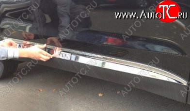 11 449 р. Молдинги CT Hyundai Santa Fe DM дорестайлинг (2012-2016) (Неокрашенные)  с доставкой в г. Майкоп