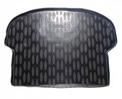 Коврик в багажник (5 мест. багажник) Aileron (полиуретан) Hyundai Santa Fe  DM (2012-2016) дорестайлинг