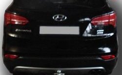 8 249 р. Фаркоп Лидер Плюс Hyundai Santa Fe DM дорестайлинг (2012-2016) (Без электропакета)  с доставкой в г. Майкоп. Увеличить фотографию 3