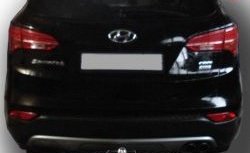 9 749 р. Фаркоп Лидер Плюс (с нерж. пластиной) Hyundai Santa Fe DM дорестайлинг (2012-2016) (Без электропакета)  с доставкой в г. Майкоп. Увеличить фотографию 4