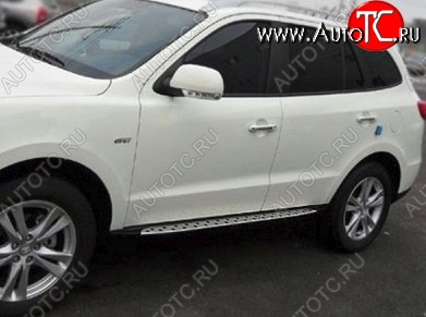 19 449 р. Пороги BMW Style Hyundai Santa Fe CM дорестайлинг (2006-2009)  с доставкой в г. Майкоп