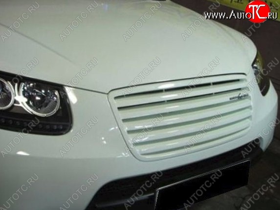 7 249 р. Решётка радиатора CT Hyundai Santa Fe CM рестайлинг (2009-2012) (Неокрашенная)  с доставкой в г. Майкоп