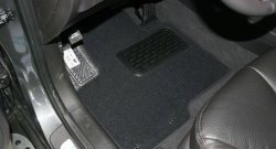 5 799 р. Коврики в салон Element 4 шт. (текстиль) Hyundai Santa Fe CM рестайлинг (2009-2012)  с доставкой в г. Майкоп. Увеличить фотографию 4