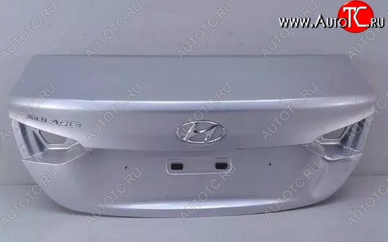 52 999 р. Крышка багажника металлическая Стандартная Hyundai Solaris HCR седан дорестайлинг (2017-2020) (Неокрашенная)  с доставкой в г. Майкоп
