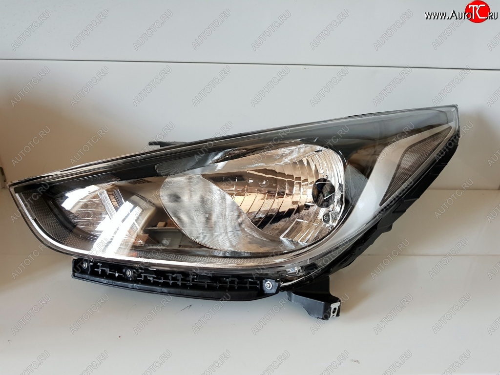 4 749 р. Фара BRIGHTROAD (с корректором, левая) Hyundai Solaris HCR седан дорестайлинг (2017-2020)  с доставкой в г. Майкоп