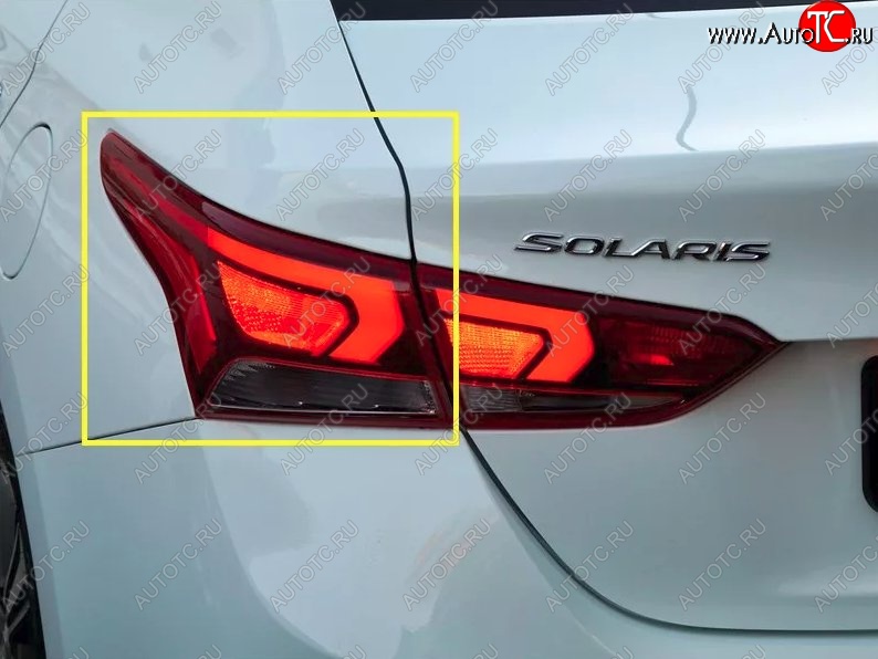 20 399 р. Фара задняя левая Стандартная (светодиодная) Hyundai Solaris HCR седан дорестайлинг (2017-2020)  с доставкой в г. Майкоп