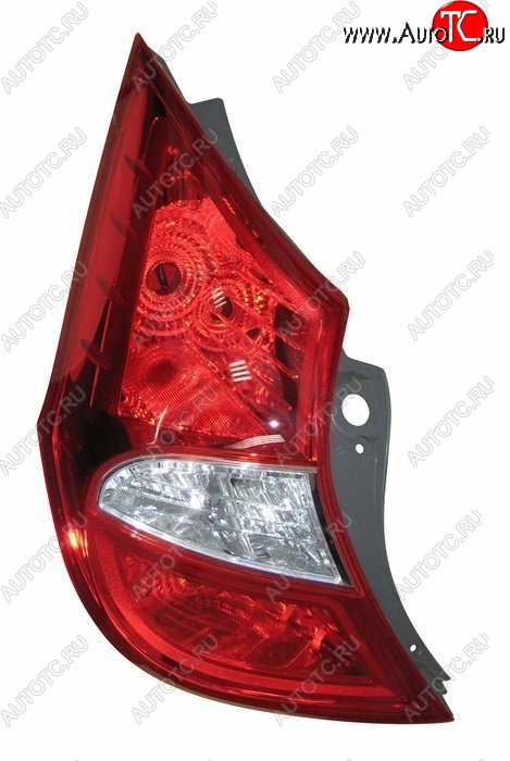 4 699 р. Левый фонарь SAT Hyundai Solaris RBr хэтчбэк дорестайлинг (2010-2014)  с доставкой в г. Майкоп