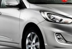 Переднее правое крыло Стандартное Hyundai Solaris RBr хэтчбэк дорестайлинг (2010-2014) (Окрашенное)