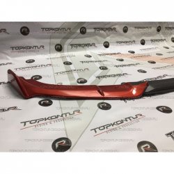 4 299 р. Накладка на задний бампер (хетчбек) Topkontur Hyundai Solaris RBr седан дорестайлинг (2010-2014) (Тисненая поверхность, Неокрашенная)  с доставкой в г. Майкоп. Увеличить фотографию 2