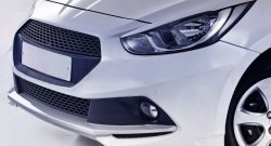 13 499 р. Передний бампер Sport  Hyundai Solaris  RBr (2010-2014) седан дорестайлинг, хэтчбэк дорестайлинг (Неокрашенный)  с доставкой в г. Майкоп. Увеличить фотографию 5