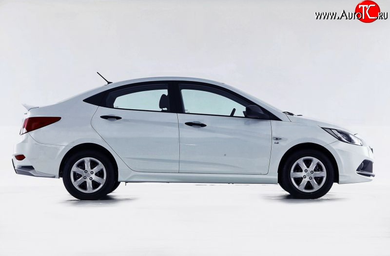 3 599 р. Пороги накладки Sport KIA Rio 3 QB хэтчбек 5 дв. дорестайлинг (2011-2015) (Неокрашенные)  с доставкой в г. Майкоп