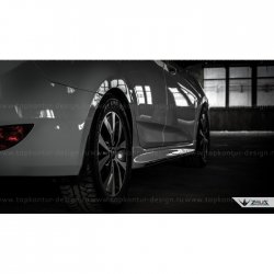 4 999 р. Пороги накладки TopKontur Design Hyundai Solaris RBr седан дорестайлинг (2010-2014) (Неокрашенные)  с доставкой в г. Майкоп. Увеличить фотографию 15