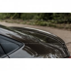 4 499 р. Лип спойлер HS-2 Hyundai Solaris RBr седан дорестайлинг (2010-2014) (Неокрашенный)  с доставкой в г. Майкоп. Увеличить фотографию 4