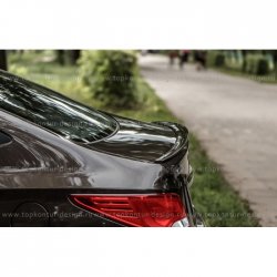 4 499 р. Лип спойлер HS-2 Hyundai Solaris RBr седан дорестайлинг (2010-2014) (Неокрашенный)  с доставкой в г. Майкоп. Увеличить фотографию 5
