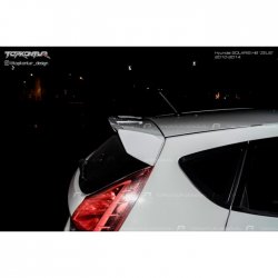 4 699 р. Спойлер TopKontur Design Hyundai Solaris RBr хэтчбэк рестайлинг (2014-2017) (Неокрашенный)  с доставкой в г. Майкоп. Увеличить фотографию 6