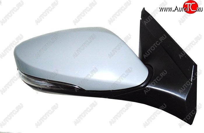 2 559 р. Боковое правое зеркало заднего вида SAT (обогрев, 5 контактов) Hyundai Solaris RBr седан дорестайлинг (2010-2014) (Неокрашенное)  с доставкой в г. Майкоп