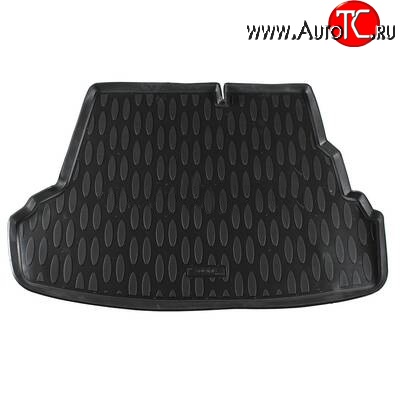 1 599 р. Коврик в багажник (компл. Optima, Comfort) Aileron (полиуретан)  Hyundai Solaris  RBr (2010-2017) седан дорестайлинг, седан рестайлинг  с доставкой в г. Майкоп