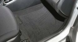 2 204 р. Коврики в салон Element 4 шт. (текстиль) хетчбек Hyundai Solaris RBr седан рестайлинг (2014-2017)  с доставкой в г. Майкоп. Увеличить фотографию 4