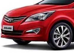 Бампер передний Стандартный Hyundai Solaris RBr седан рестайлинг (2014-2017) (Окрашенный)