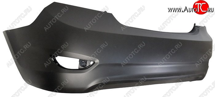 1 659 р. Задний бампер SAT Hyundai Solaris RBr седан дорестайлинг (2010-2014) (Неокрашенный)  с доставкой в г. Майкоп
