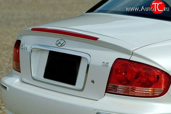 4 999 р. Спойлер M-VRS (с стоп-сигналом) Hyundai Sonata EF рестайлинг ТагАЗ (2001-2013) (Неокрашенный)  с доставкой в г. Майкоп