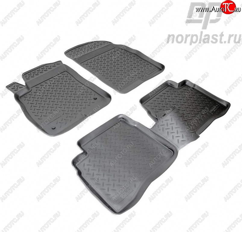 2 499 р. Комплект ковриков в салон Norplast Hyundai Sonata EF рестайлинг ТагАЗ (2001-2013)  с доставкой в г. Майкоп
