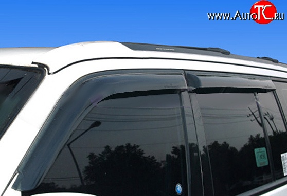 611 р. Дефлекторы окон (ветровики) Novline 4 шт Hyundai Terracan HP дорестайлинг (2001-2004)  с доставкой в г. Майкоп