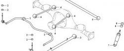 272 р. Полиуретановая втулка стабилизатора задней подвески Точка Опоры Hyundai Terracan HP дорестайлинг (2001-2004)  с доставкой в г. Майкоп. Увеличить фотографию 2
