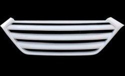 9 649 р. Решётка радиатора CT Hyundai Tucson LM (2010-2017) (Неокрашенная)  с доставкой в г. Майкоп. Увеличить фотографию 3