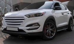 9 649 р. Решётка радиатора CT Hyundai Tucson LM (2010-2017) (Неокрашенная)  с доставкой в г. Майкоп. Увеличить фотографию 5