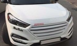 9 649 р. Решётка радиатора CT Hyundai Tucson LM (2010-2017) (Неокрашенная)  с доставкой в г. Майкоп. Увеличить фотографию 6