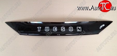 999 р. Дефлектор капота Russtal (короткий) Hyundai Tucson TL дорестайлинг (2015-2018)  с доставкой в г. Майкоп