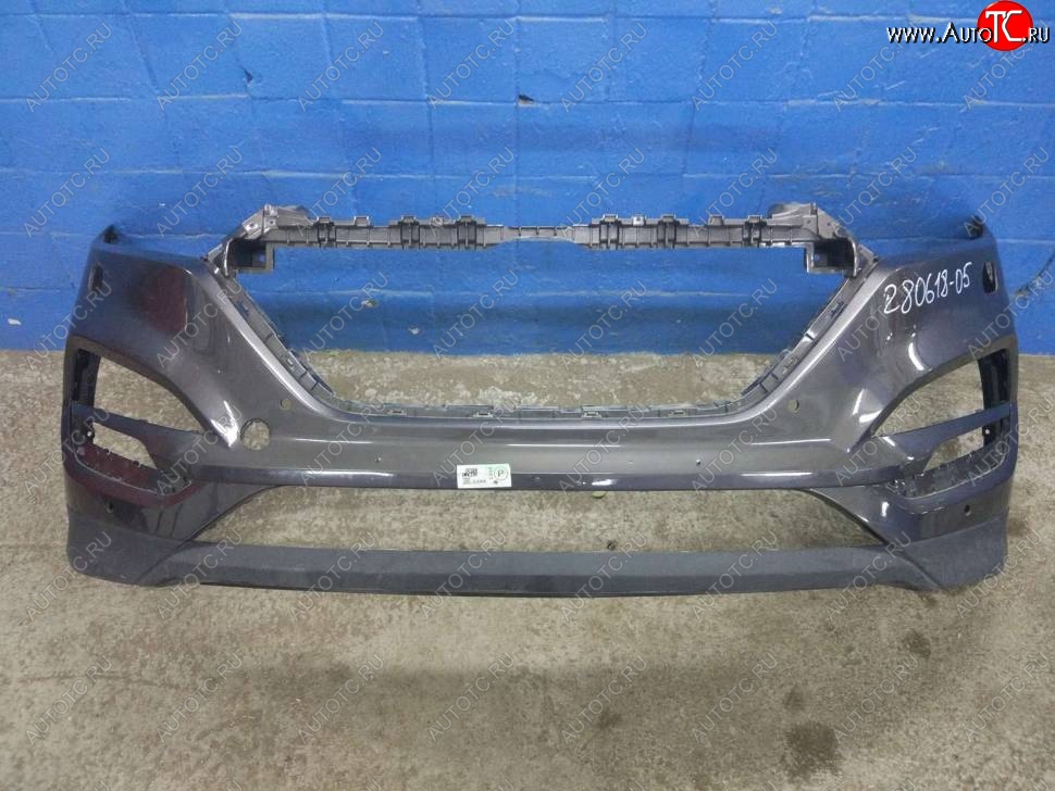 5 099 р. Бампер передний SPARD Hyundai Tucson TL дорестайлинг (2015-2018) (Неокрашенный)  с доставкой в г. Майкоп