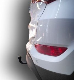 6 999 р. Фаркоп Лидер Плюс. Hyundai Tucson TL рестайлинг (2018-2021) (Без электропакета)  с доставкой в г. Майкоп. Увеличить фотографию 4