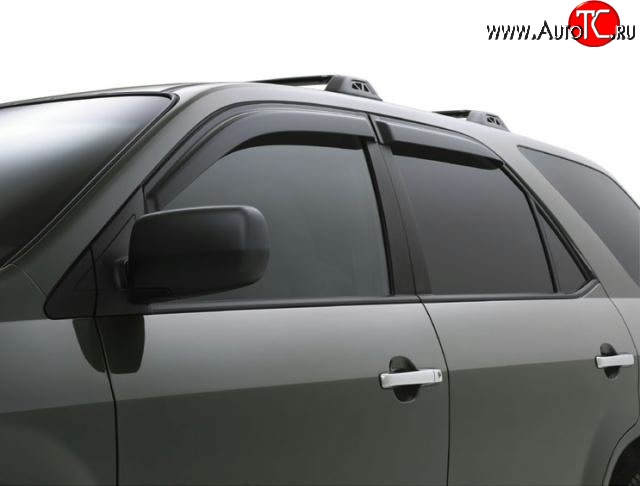 611 р. Дефлекторы окон (ветровики) Novline 4 шт Hyundai Tucson JM (2004-2010)  с доставкой в г. Майкоп