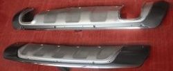 20 549 р. Накладка на задний бампер CT Hyundai Tucson JM (2004-2010) (Неокрашенная)  с доставкой в г. Майкоп. Увеличить фотографию 4
