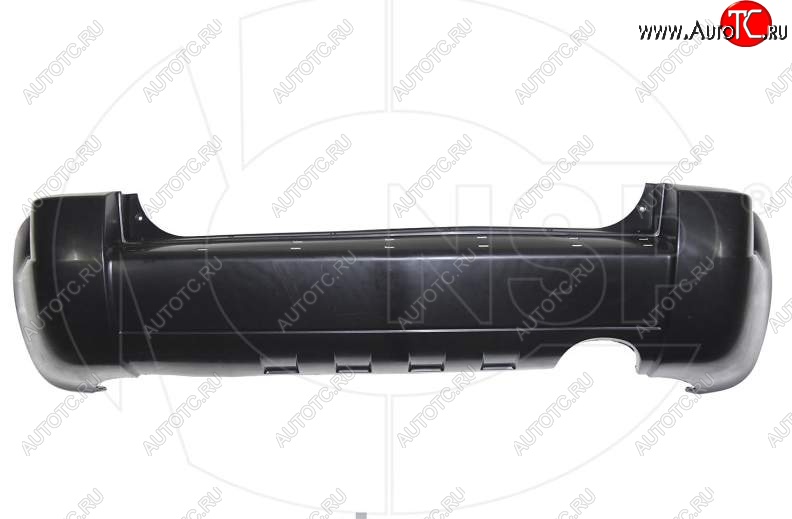 6 699 р. Задний бампер NSP (под расширитель и одну трубу) Hyundai Tucson JM (2004-2010) (Неокрашенный)  с доставкой в г. Майкоп