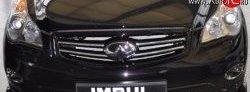 22 199 р. Решётка радиатора Impul INFINITI EX35 J50 (2007-2013) (Неокрашенная)  с доставкой в г. Майкоп. Увеличить фотографию 3
