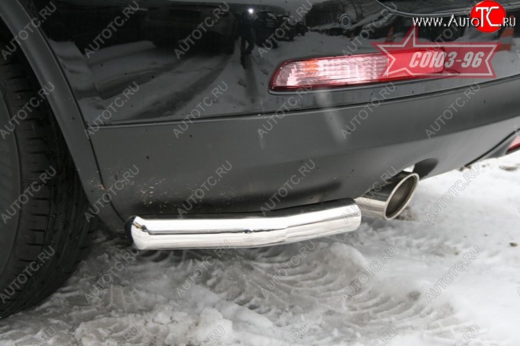 10 259 р. Защита заднего бампера Souz-96 (d60) INFINITI EX35 J50 (2007-2013)  с доставкой в г. Майкоп
