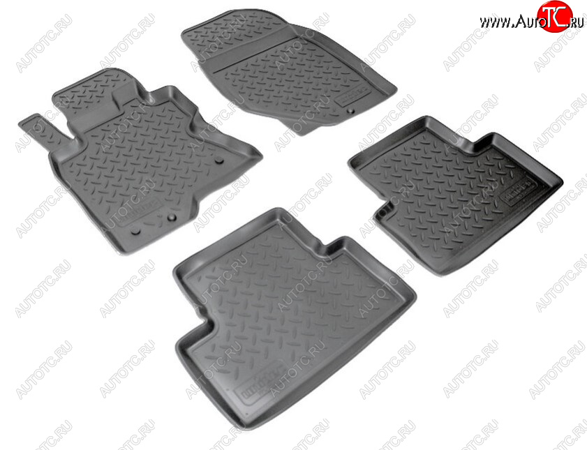 2 679 р. Комплект салонных ковриков Norplast Unidec INFINITI EX35 J50 (2007-2013) (Цвет: черный)  с доставкой в г. Майкоп