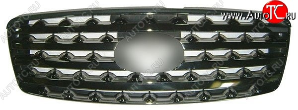 5 849 р. Решётка радиатора SAT (темный хром) INFINITI FX35 S50 рестайлинг (2006-2008) (Неокрашенная)  с доставкой в г. Майкоп