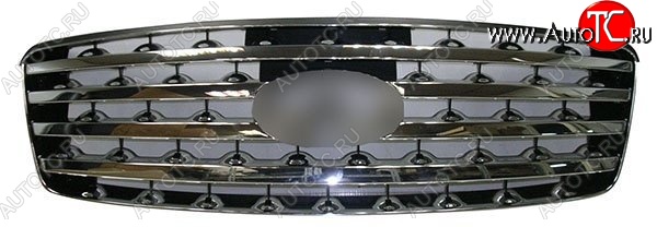 23 549 р. Решётка радиатора SAT (хром, черная) INFINITI FX35 S50 дорестайлинг (2002-2005) (Неокрашенная)  с доставкой в г. Майкоп