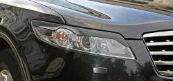 1 089 р. Реснички на фары RA INFINITI FX45 S50 рестайлинг (2005-2009) (Неокрашенные)  с доставкой в г. Майкоп. Увеличить фотографию 2