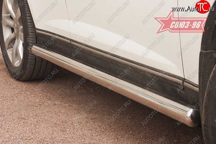 20 294 р. Защита порогов (Америка) Souz-96 (d76) INFINITI FX45 S50 рестайлинг (2005-2009)  с доставкой в г. Майкоп