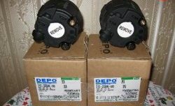 3 399 р. Противотуманная фара DEPO (левая/правая) Nissan X-trail 2 T31 дорестайлинг (2007-2011)  с доставкой в г. Майкоп. Увеличить фотографию 2