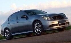 7 949 р. Накладка на передний бампер H Style INFINITI G35 V36 седан (2006-2015) (Неокрашенная)  с доставкой в г. Майкоп. Увеличить фотографию 2