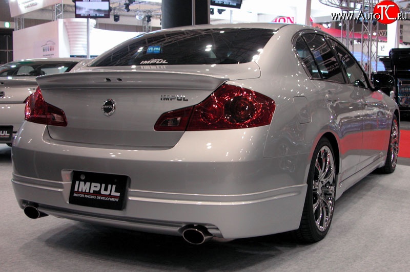 25 249 р. Лип спойлер Impul INFINITI G35 V36 седан (2006-2015) (Неокрашенный)  с доставкой в г. Майкоп