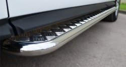 24 649 р. Широкая защита порогов SLITKOFF  INFINITI JX35 (2012-2014)  с доставкой в г. Майкоп. Увеличить фотографию 4