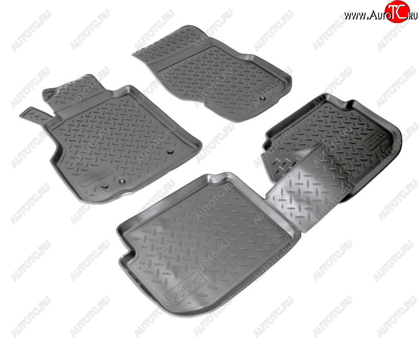 2 989 р. Комплект ковриков в салон Norplast Unidec  INFINITI M (2005-2010) Y50 седан (Цвет: черный)  с доставкой в г. Майкоп